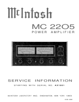McIntosh MC-2205 - Service manual